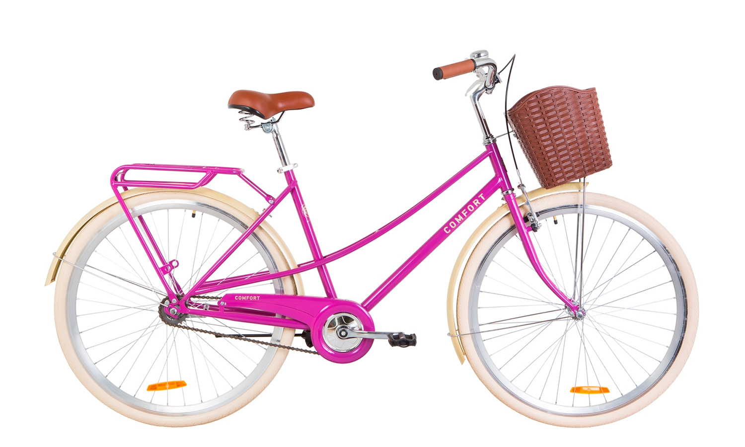 Фотография Велосипед 28" Dorozhnik COMFORT FEMALE (2019) 2019 Фиолетовый 